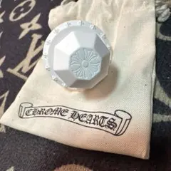 CHROME HEARTS クロムハーツ ポップディテール リング ホワイト - メルカリ