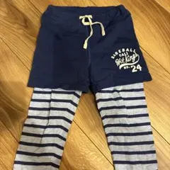 babyGap ネイビーショートパンツとレギンス一体型