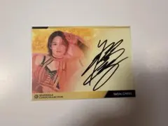 女子プロレス　マリーゴールド　直筆サイン入りカード　松井珠紗　25 女子プロレス マリーゴールド 直筆サイン入りカード 松井珠紗 25
