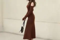 ガーデンバイヴェルムーア ショルダーカットドレス ワンピース