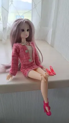 barbie バービー ポピーパーカー ピンクのスーツ ビスチェ シューズ2足他
