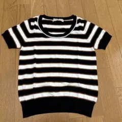 ナノユニバース　パール付き半袖トップスのサムネイル