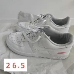 Supreme × Nike Air Force 1 ホワイト　シュプフォース