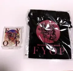 B'z LIVE-GYM2025 FYOPガチャ 巾着ブラック アクリルスタンド