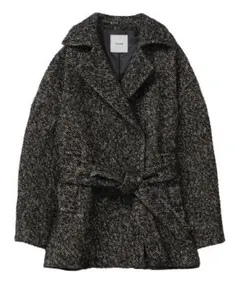 CLANE クラネ　MIX LOOP TWEED BOX COAT ツイード