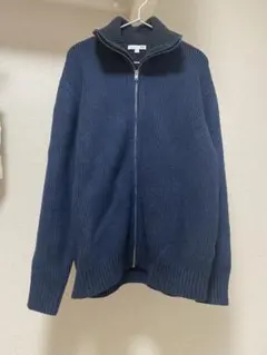 UNIQLO JW ANDERSON スフレヤーンリブフルジップセーター　L