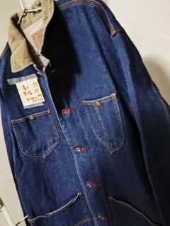 美品デニムジャケット サンバレー デニムカバーオール コーデュロイ