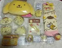 ポムポムプリン　ガチャ　キーホルダー　ポーチ　靴下　クリップ　プリン　サンリオ