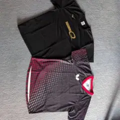 Mizuno 卓球ウェア バタフライ サイズM 黒/赤