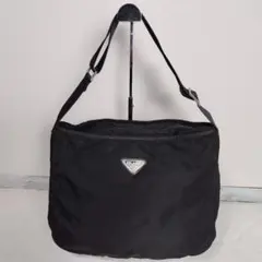 ✨ 美品✨ PRADA プラダ　テスートナイロン ショルダー バッグ三角ロゴ
