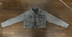 グレーデニムジャケット