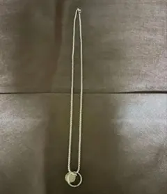 シルバー 円形ペンダント ネックレス