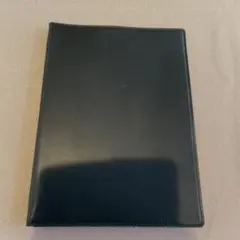 黒 レザー A4サイズ　システム手帳 内ポケット付き