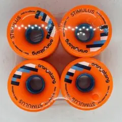 オランガタン インヒート 75mm 80a ロングボードウィール オレンジ