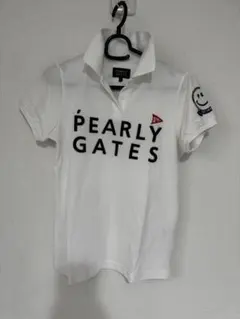 PEARLY GATES ポロシャツ ホワイト サイズ0のサムネイル