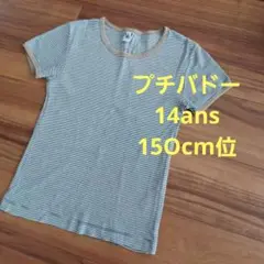 プチバドー　14ans 150㎝位　Tシャツ　ボーダー