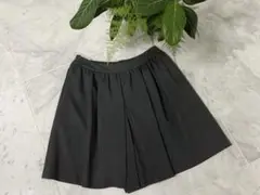 美品★ルネ ベーシック ショートパンツ36 チャコールグレー系