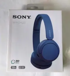 SONY WH-CH520 ワイヤレスヘッドホン ブルー