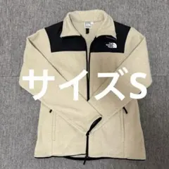 THE NORTH FACE フリースベージュ/黒S バーサマイクロジャケット