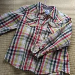 チェック柄長袖シャツ(マルチカラー)