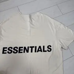 ESSENTIALS コットン Tシャツ クリーム