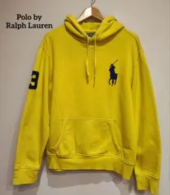 ポロ ラルフローレン ビッグポニー パーカー L イエロー ナンバリング