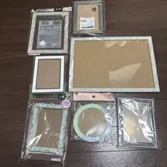 ダイソー 装飾的フォトフレーム 7個セット