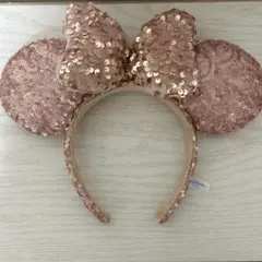 ディズニー スパンコール ミッキー耳カチューシャ