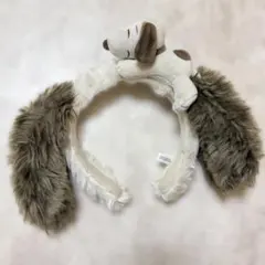 USJ スヌーピー カチューシャ ふわふわ 耳付き