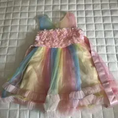 カラフルチュールドレス　結婚式　100