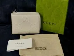 【2910】 美品 GUCCI グッチ 二つ折り財布　657571のサムネイル