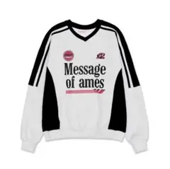 AMES WORLDWIDE V-ネック スウェット グレー