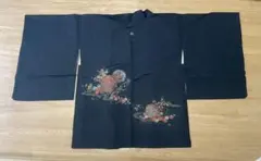 黒絵羽織　昭和レトロ