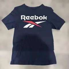 Reebok Tシャツ ネイビー クルーネック