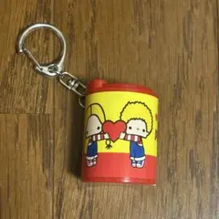 サンリオ PATTY & JIMMY カプセルトイキーホルダー コインシリンダー