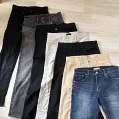 UNIQLO メンズフルレングスパンツ　7本セット