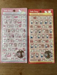ハローキティ ボンボンドロップミニシール 2パックセット