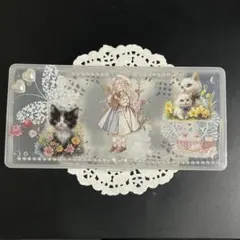 猫と少女のイラスト マルチケース 大が一つ 小が2つ 3点セット