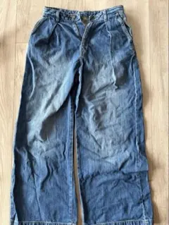 デニムワイドパンツ