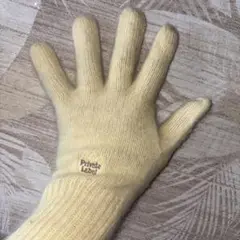 Private Label クリーム色手袋 5本指