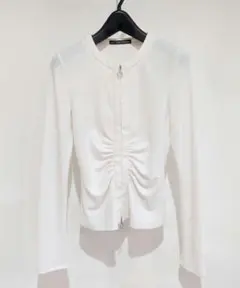 FOXEY NEW YORK フォクシー ジップアップ ストレッチ ジャケットのサムネイル