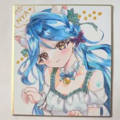 小色紙】名探偵プリキュア 帆羽くれあ 手描きイラスト - メルカリ