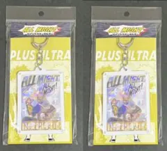 ヒロアカ ジャンプショップ フェア オールマイトのサイン入りキーホルダー 2点
