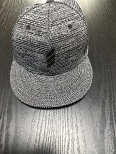 ▲adidas golfグレー ストライプ キャップ ニット▲