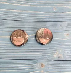 ヒロアカ 応募者全員サービス ディスプレイ 缶バッジ 爆豪勝己　轟焦凍