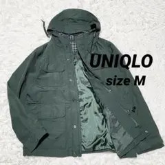 【極美品】UNIQLO ダークグリーン マウンテンパーカー size M