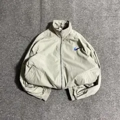 【入手困難】NIKE ナイロンジャケット 90s 刺繍スウッシュ XL相当