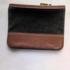 LOEWE ロエベ スエード コインケース 小銭入れのサムネイル