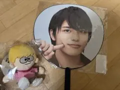 篠塚大輝　うちわ　ぬいぐるみセット