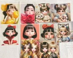 【ドール系】パネル生地　ハンドメイドなどに